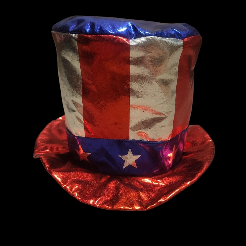 Patriotic Red, White, and Blue Party Hat